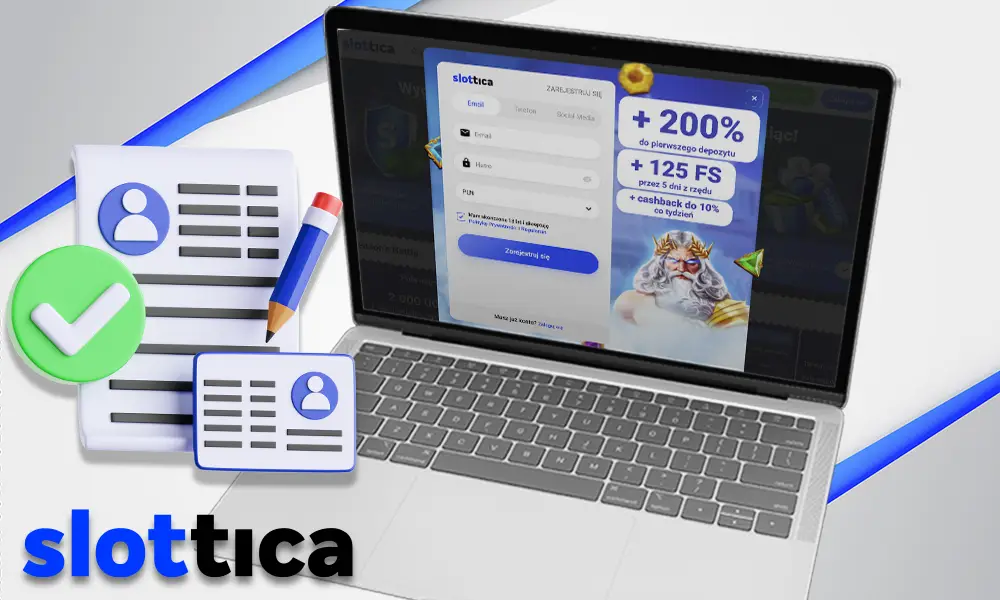 Slottica Rejestracja dla graczy z Polski